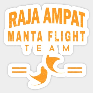 Manta Flight Team Sticker